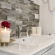 Bright Water For Plumbing And Gas - white sink with open faucet